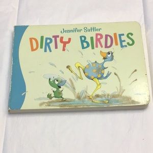 🍀2/10.00🍀 Dirty Birdies board book author inscribed , clean